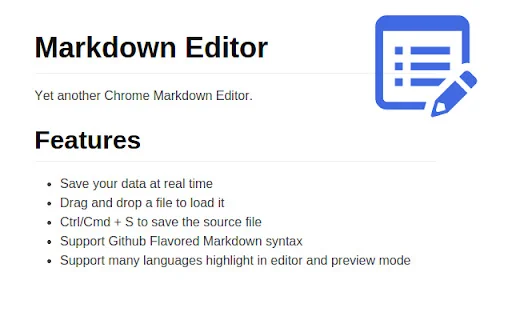 Markdown Editor ডাউনলোড করুন – সেরা GitHub ফ্লেভারড এডিটর - Screenshot 1