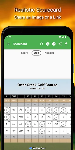 Kodiak Golf ডাউনলোড করুন – লাইভ স্কোরিং ও GPS ফিচার - Screenshot 6
