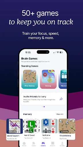 Ivory: Brain Training Games ডাউনলোড করুন – স্মৃতি ও মনোযোগ বাড়ান - Screenshot 3