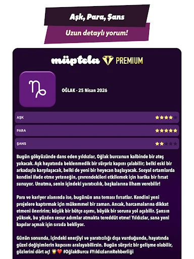 Müptela – কফি ভাগ্যগণনা ও ট্যারোট ডাউনলোড করুন – সেরা জ্যোতিষ অ্যাপ - Screenshot 12
