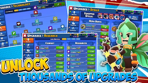 Idle Hero TD Tower Defense RPG ডাউনলোড করুন – সেরা স্ট্র্যাটেজি গেম - Screenshot 11