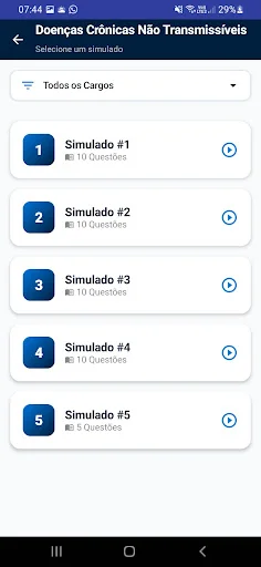 Questões de Enfermagem ডাউনলোড করুন – নার্সিং কুইজ অ্যাপ - Screenshot 3