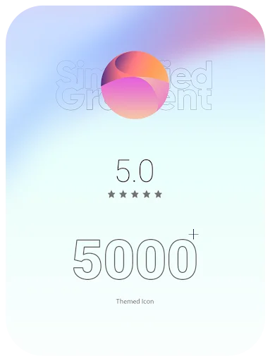 Simplified Gradient Icon Pack ডাউনলোড করুন – সেরা আইকন প্যাক - Screenshot 1