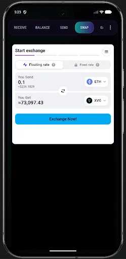Verge XVR Wallet ডাউনলোড করুন – নিরাপদ এবং প্রাইভেট ক্রিপ্টো ওয়ালেট - Screenshot 3