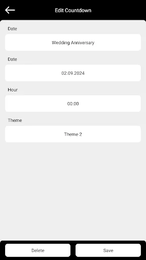 Countdown – Day Counter ডাউনলোড করুন – গুরুত্বপূর্ণ ইভেন্টের রিমাইন্ডার - Screenshot 4