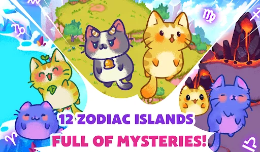 Meowtopia: Zodiac Cat Merge ডাউনলোড করুন – সেরা ক্যাট মার্জ গেম - Screenshot 11