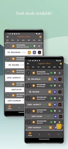 Cryptocoin Alerts ডাউনলোড করুন – ক্রিপ্টোকারেন্সি প্রাইস অ্যালার্ট - Screenshot 8