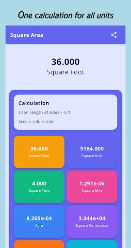 Shapes Area Calculator ডাউনলোড করুন – জ্যামিতিক ক্ষেত্রফল নির্ণয় - Screenshot 3