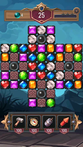Diamond Dungeon Match 3 Games ডাউনলোড করুন – সেরা পাজল গেম - Screenshot 2
