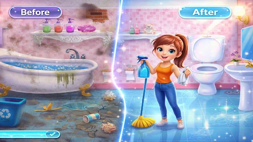 House Cleaning: Girl Cleanup ডাউনলোড করুন – সেরা ঘর পরিষ্কারের গেম - Screenshot 21