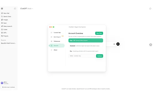 Download ChatShell: Export ChatGPT to PDF, DOCX & Markdown - Screenshot 4
