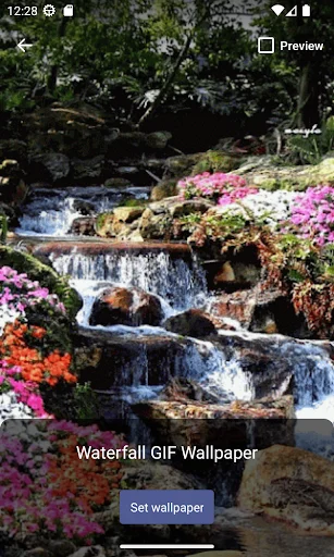 Waterfall GIF Wallpaper ডাউনলোড করুন – সেরা ৩ডি অ্যানিমেটেড ওয়ালপেপার - Screenshot 3