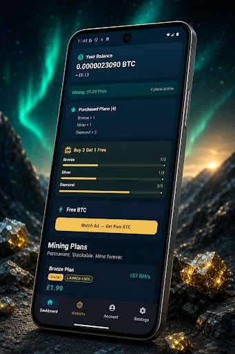 BTC Cloud Miner ডাউনলোড করুন – বিটকয়েন মাইনিং করুন দ্রুত - Screenshot 2