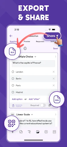 Forms App ডাউনলোড করুন – সেরা ফর্ম মেকার ও এডিটর টুল - Screenshot 4
