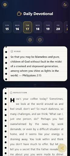 Daily Devotional অ্যাপ ডাউনলোড করুন – বাইবেল ভার্স ও প্রার্থনা - Screenshot 3