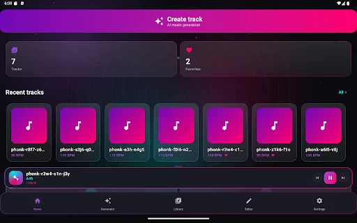 Phonk Maker: AI Song Generator ডাউনলোড করুন – সেরা ফঙ্ক মিউজিক মেকার - Screenshot 11