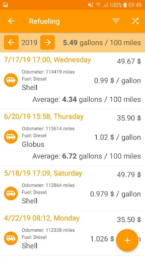 Easy Car Logbook ডাউনলোড করুন – সেরা মাইলেজ ট্র্যাকার অ্যাপ - Screenshot 6