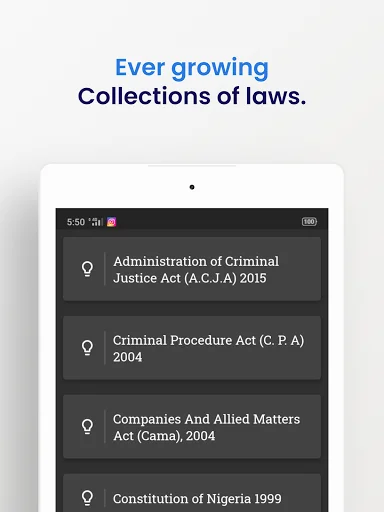 Nigerian Law App ডাউনলোড করুন – নাইজেরিয়ান আইনের বিস্তারিত তথ্য - Screenshot 8