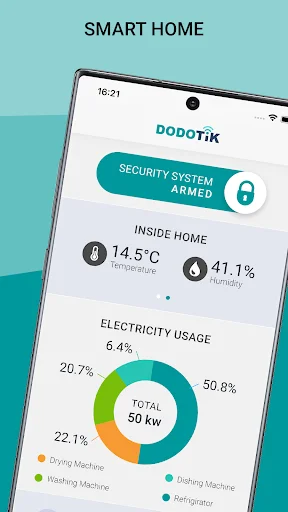 DODOTiK ডাউনলোড করুন – স্মার্ট হোম ও সিকিউরিটি অ্যাপ - Screenshot 1