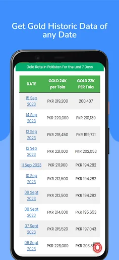 Gold Rate Pakistan ডাউনলোড করুন – পাকিস্তানে সোনার দামের আপডেট - Screenshot 10