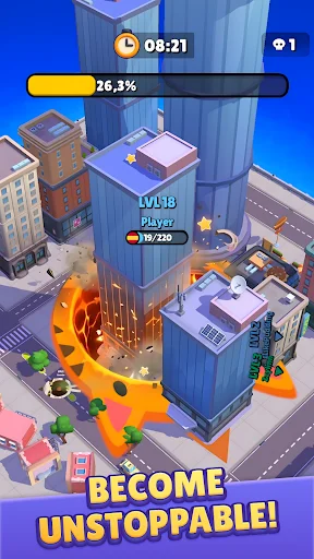Hole.io ডাউনলোড করুন – শহরের সব কিছু গিলে ফেলুন এবং সেরা খেলোয়াড় হন - Screenshot 2