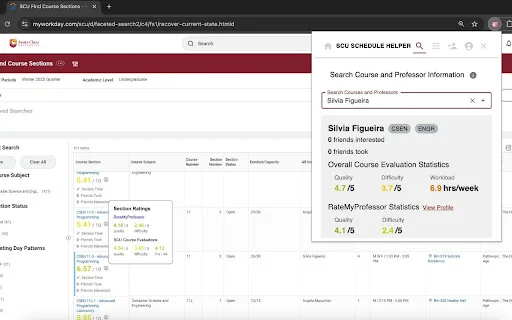 Download SCU Schedule Helper – Optimize Your Santa Clara University Schedule - Screenshot 1