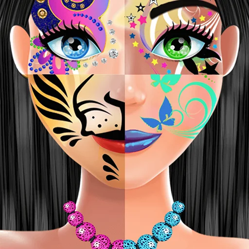 Face Paint Game – Salon ডাউনলোড করুন – ফ্যাশন মেকওভার গেম