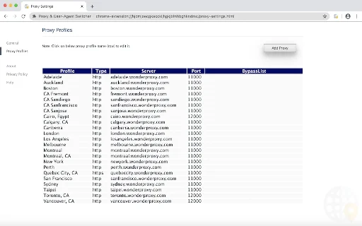 Proxy & User-Agent Switcher ডাউনলোড করুন – সেরা ব্রাউজার টুল - Screenshot 5