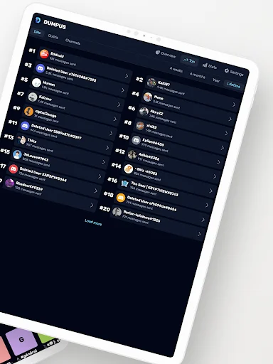 Dumpus – Discord পরিসংখ্যান দেখুন | সেরা ডিসকর্ড অ্যানালাইসিস টুল - Screenshot 7