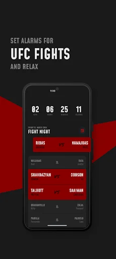 Fight Alarm ডাউনলোড করুন – বক্সিং ও এমএমএ ফাইট মিস করবেন না - Screenshot 1