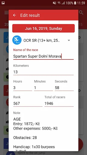 RaRe (Races Results) ডাউনলোড করুন – রেস ট্র্যাকিং ও পরিসংখ্যান - Screenshot 3