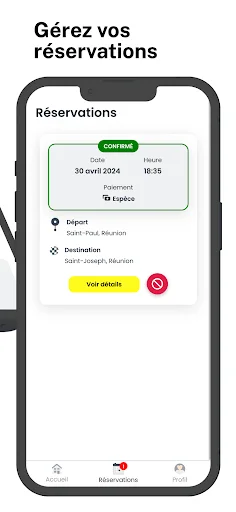 EasyMove VTC/Taxi à La Réunion ডাউনলোড করুন – সেরা প্রাইভেট ড্রাইভার - Screenshot 3