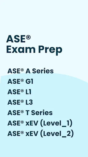 ASE Test Prep: Auto Exam 2026 ডাউনলোড করুন – সেরা অটোমোটিভ স্টাডি গাইড - Screenshot 1