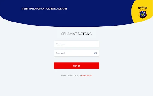 Sistem Pelaporan Polres Sleman ডাউনলোড করুন – নিরাপত্তা তথ্য অ্যাপ - Screenshot 6