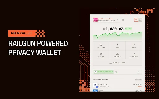 Anon Wallet ডাউনলোড করুন – ব্যক্তিগত ও নিরাপদ EVM ক্রিপ্টো ওয়ালেট - Screenshot 1