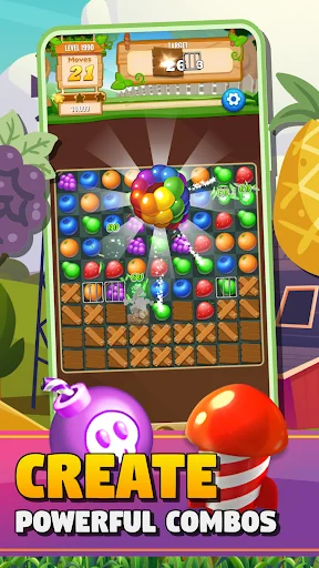 Sweet Fruit Match Puzzle Blast ডাউনলোড করুন – সেরা ফ্রুট পাজল গেম - Screenshot 9