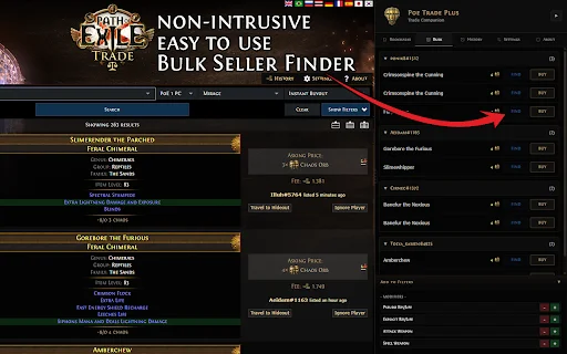 Poe Trade Plus ডাউনলোড করুন – Path of Exile ট্রেডিং সহজ করুন - Screenshot 2