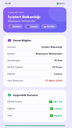 ATAMA BİLDİRİM PROGRAMI ডাউনলোড করুন – সরকারি চাকরির বিজ্ঞপ্তি - Screenshot 6