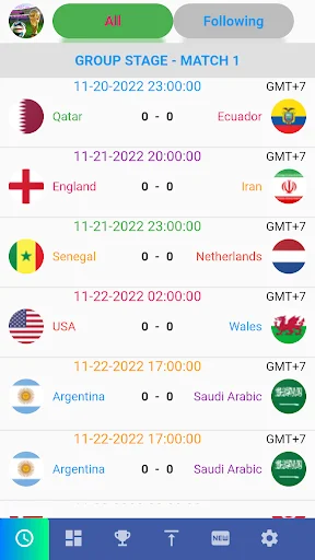 All Football Matches Schedule ডাউনলোড করুন – লাইভ স্কোর ও আপডেট - Screenshot 2