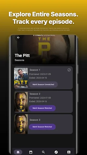 UpNext TV Series Manager ডাউনলোড করুন – সেরা টিভি শো ট্র্যাকার - Screenshot 4