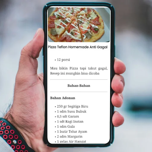 Resep Pizza Terlengkap Offline ডাউনলোড করুন – সেরা পিৎজা রেসিপি - Screenshot 3