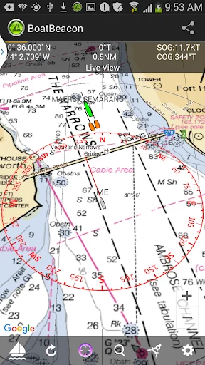 Boat Beacon – AIS Navigation ডাউনলোড করুন | মেরিন ট্র্যাকিং অ্যাপ - Screenshot 1