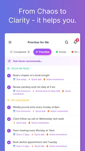 Task Sense ডাউনলোড করুন – আপনার কাজগুলো গুছিয়ে নিন দ্রুত - Screenshot 8