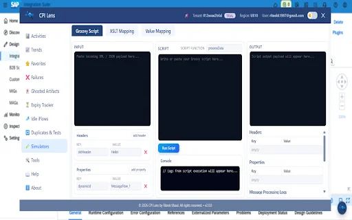 CPI Lens ডাউনলোড করুন – SAP CPI মনিটরিং ও অ্যানালিটিক্স টুল - Screenshot 5