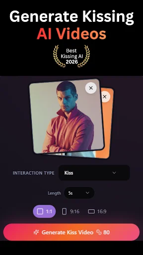 Kiss Place ডাউনলোড করুন – মজার ভিডিও তৈরির সেরা অ্যাপ - Screenshot 3