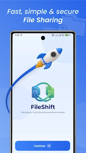 FileShift ডাউনলোড করুন – দ্রুত এবং অফলাইন ফাইল শেয়ারিং অ্যাপ - Screenshot 1
