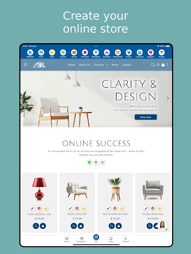 Website Builder – bluetronix ডাউনলোড করুন – কোডিং ছাড়াই প্রফেশনাল ওয়েবসাইট - Screenshot 10
