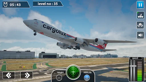 Airplane Flight Simulator Game ডাউনলোড করুন – সেরা ৩ডি ফ্লাইট গেম - Screenshot 1