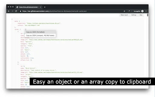 JsonDiscovery ডাউনলোড করুন – ব্রাউজারে JSON দেখার সেরা টুল - Screenshot 3