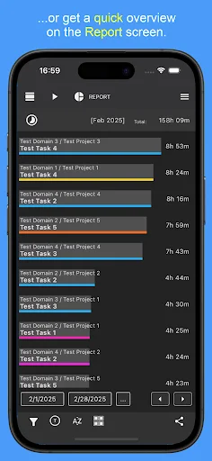 Time Tracker – Timesheet ডাউনলোড করুন – প্রোজেক্ট ও টাস্ক ম্যানেজমেন্ট - Screenshot 5